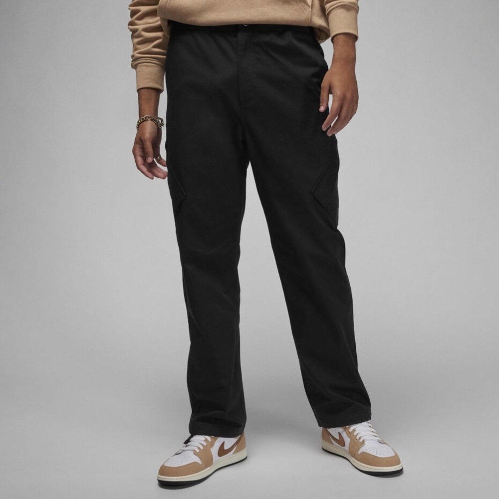 Nike Jordan Essentials Chicago Cargo Pants Black FB7305-010 Men's Size Medium